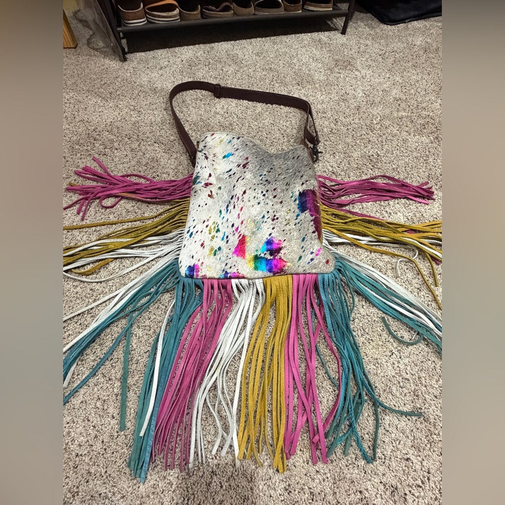 American Darling Multicolor Fringe Women's Bag